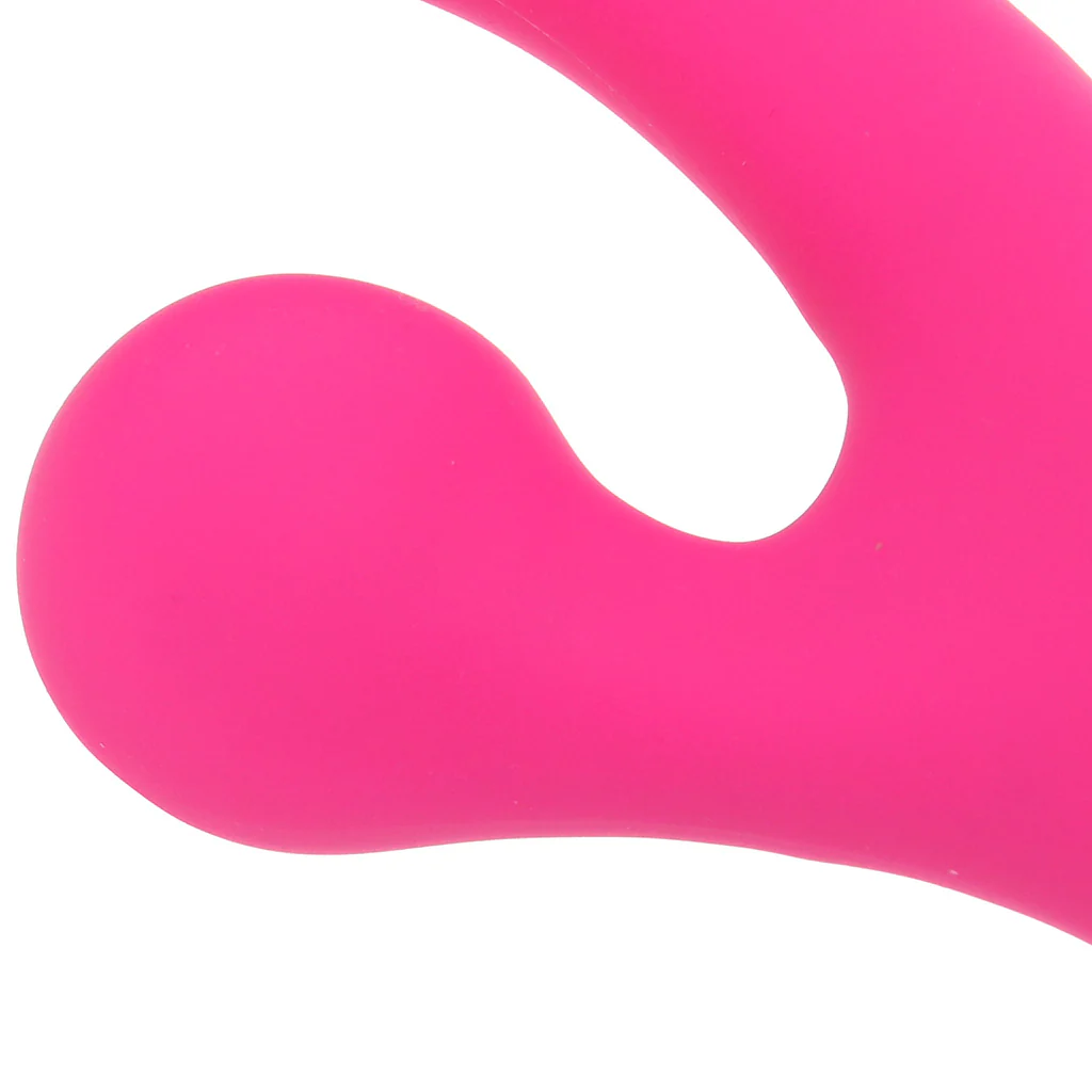 Bang! Gyro Silicone Rabbit Vibe in Pink - Image 8