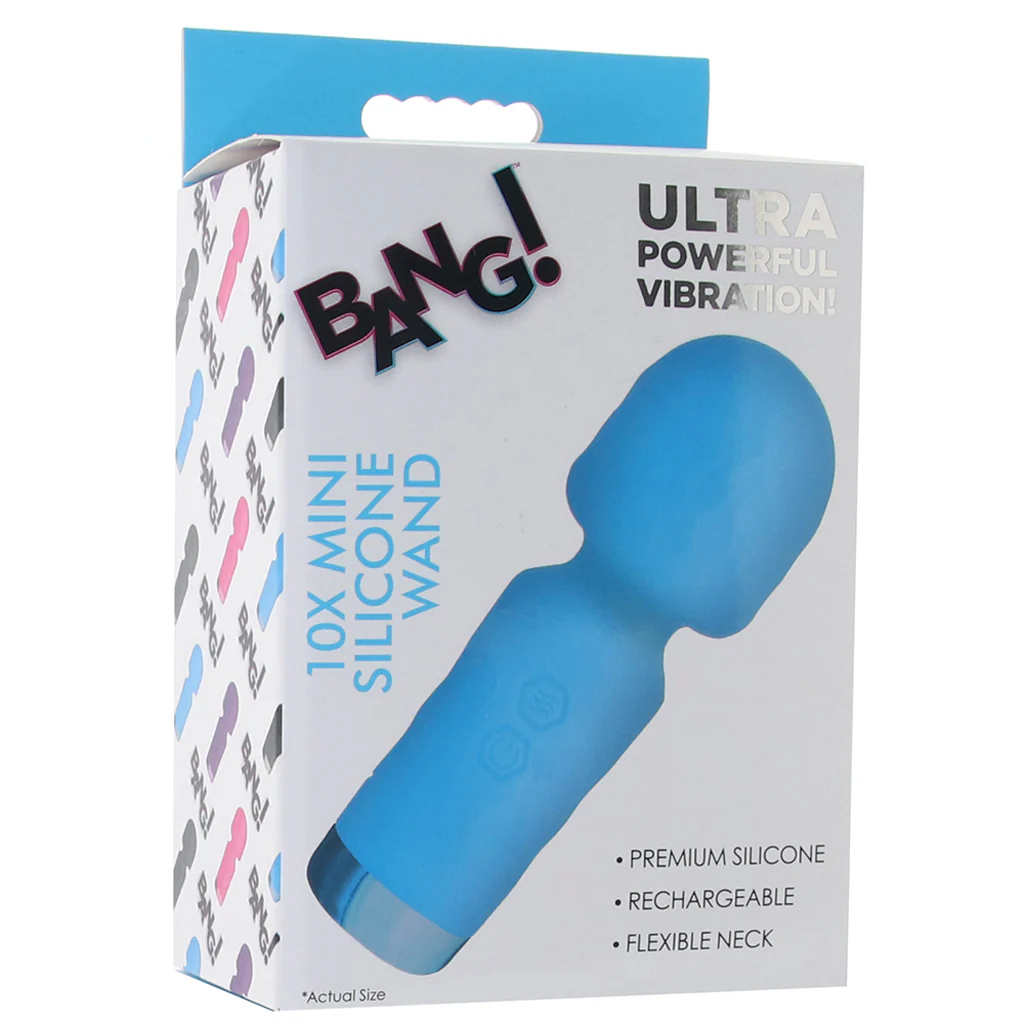Bang! Mini Silicone Wand in Blue - Image 6