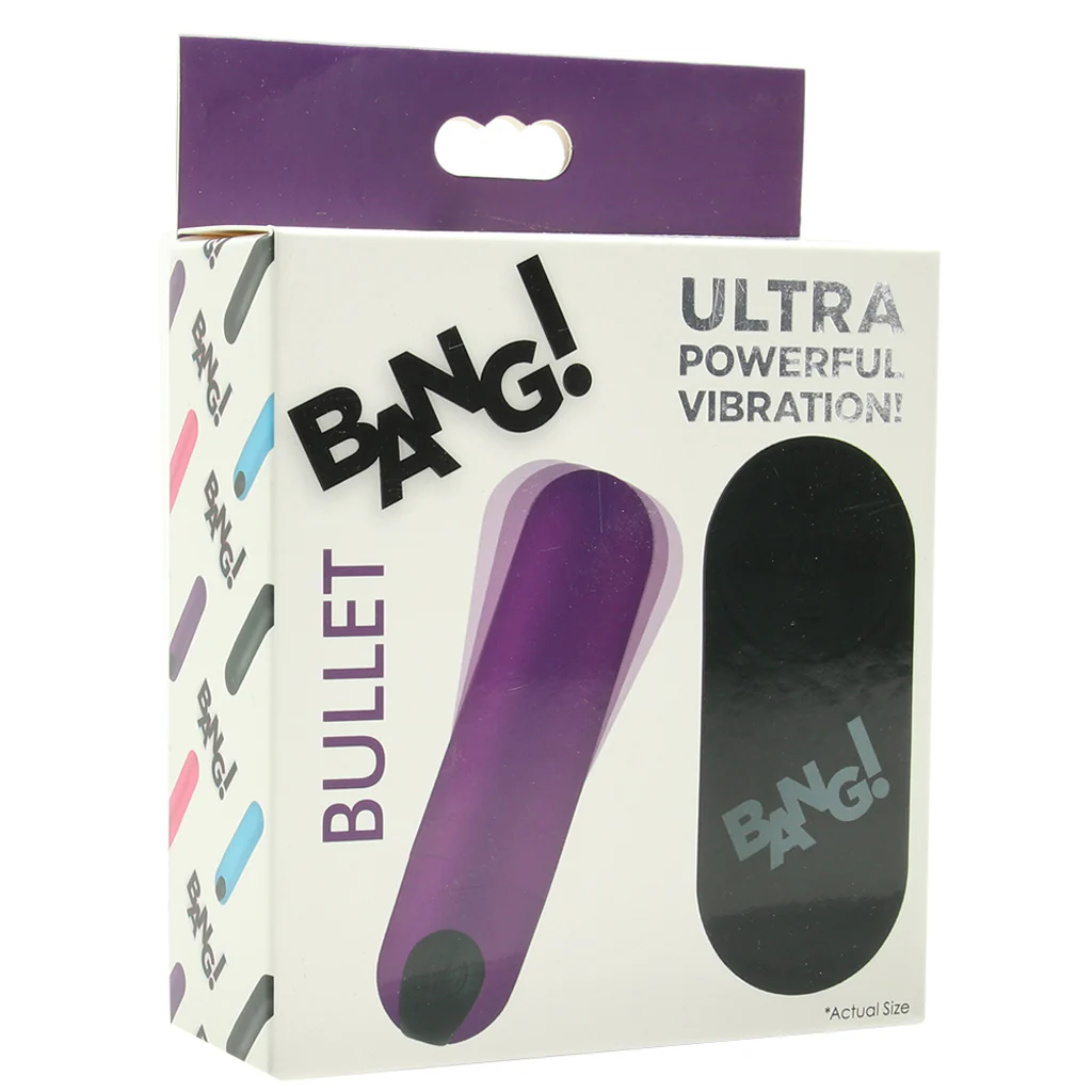 Bang! Remote Vibrating Bullet in Purple - Image 6