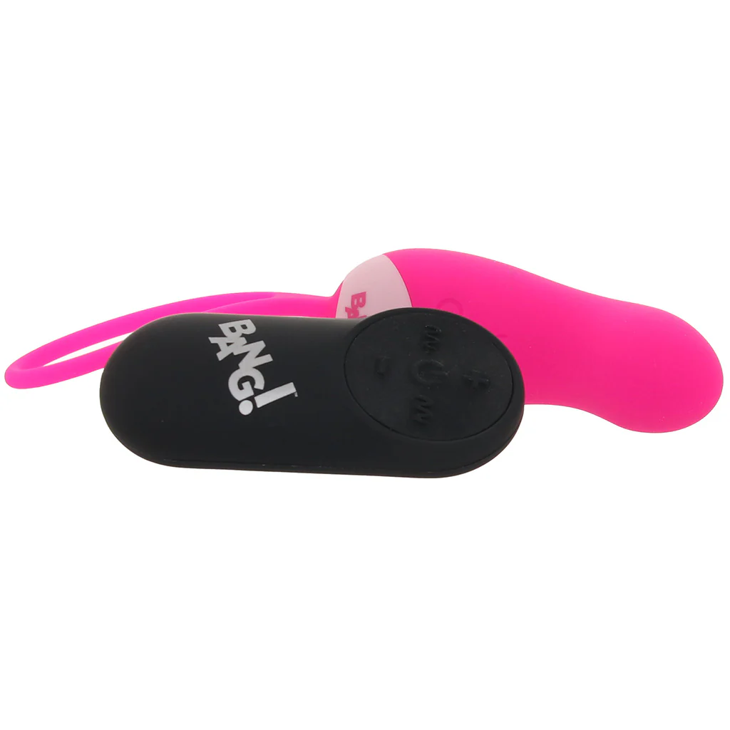 Bang! Silicone Mini Vibe with Remote in Pink - Image 3