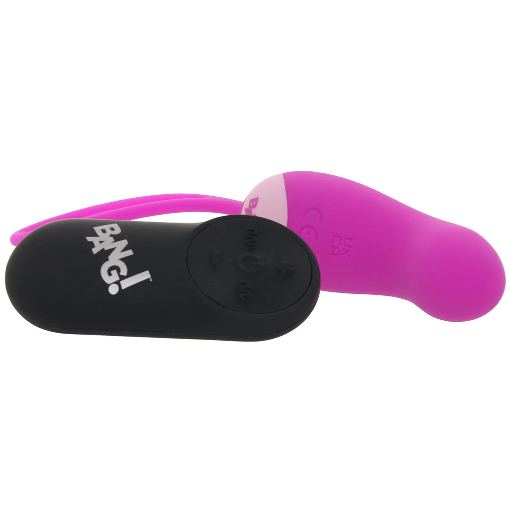 Bang! Silicone Mini Vibe with Remote in Purple - Image 3
