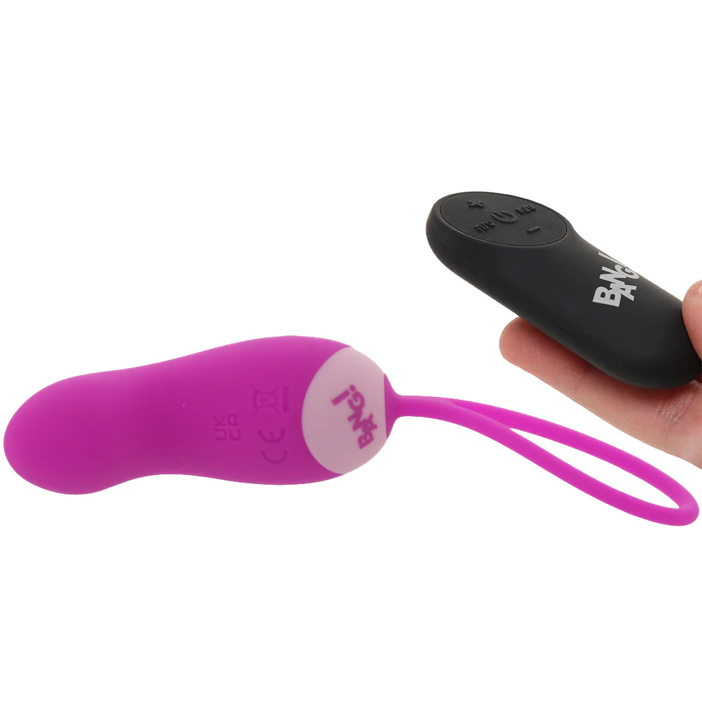 Bang! Silicone Mini Vibe with Remote in Purple - Image 5