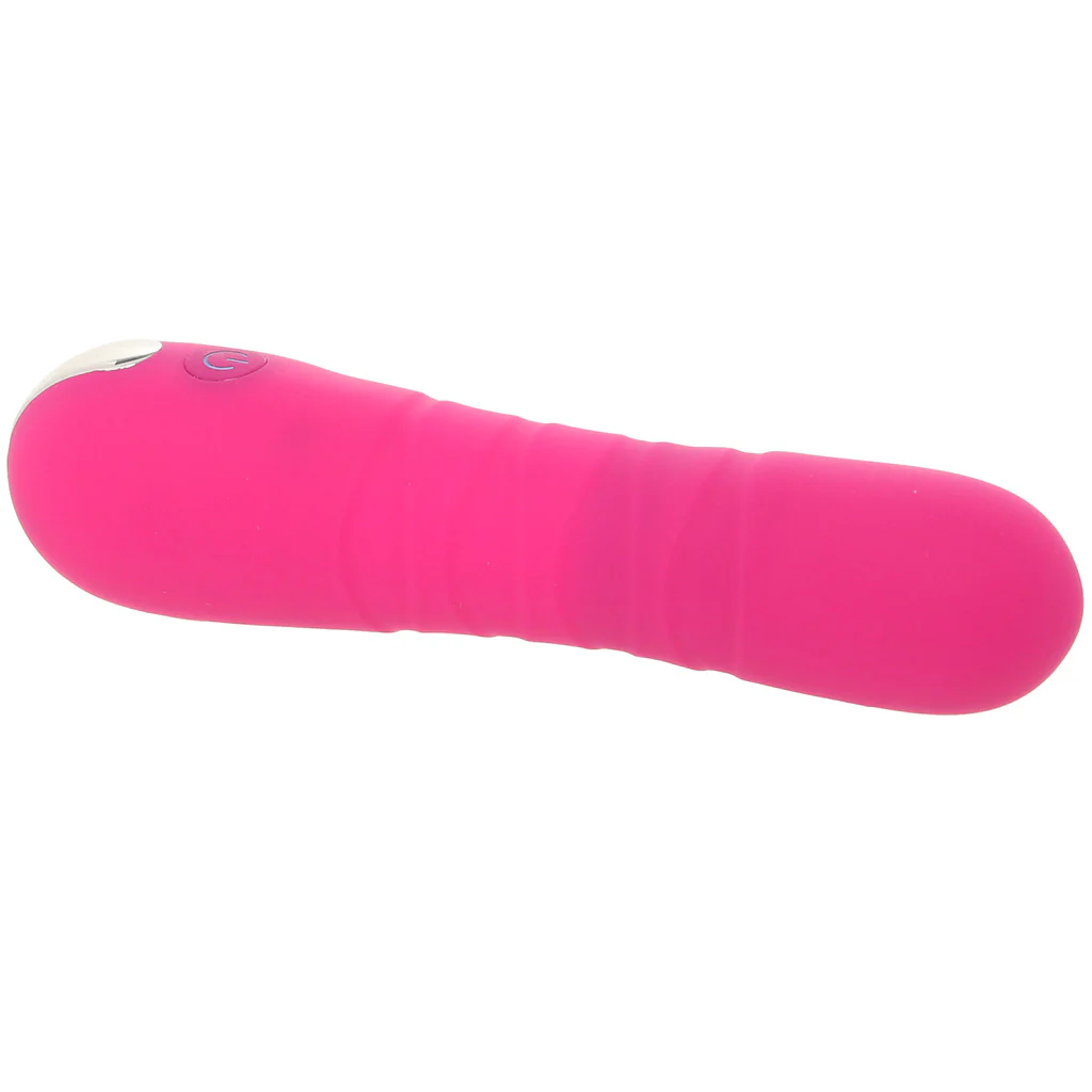 Bang! Thrusting Silicone Vibe in Pink - Image 3