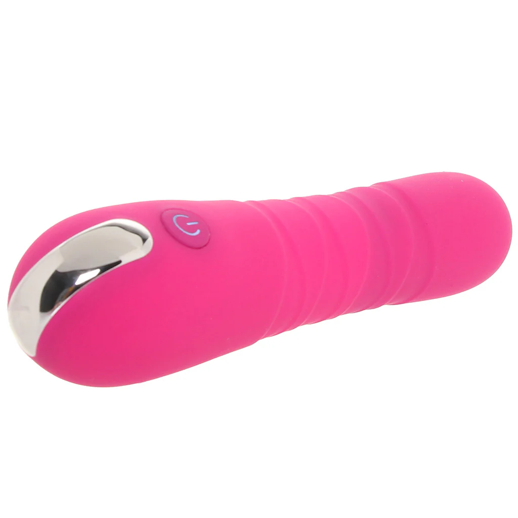 Bang! Thrusting Silicone Vibe in Pink - Image 6