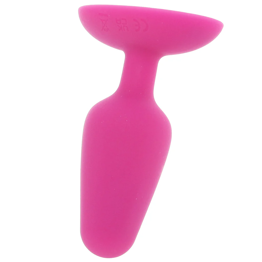Bang! Vibrating Silicone Butt Plug in Pink - Image 6