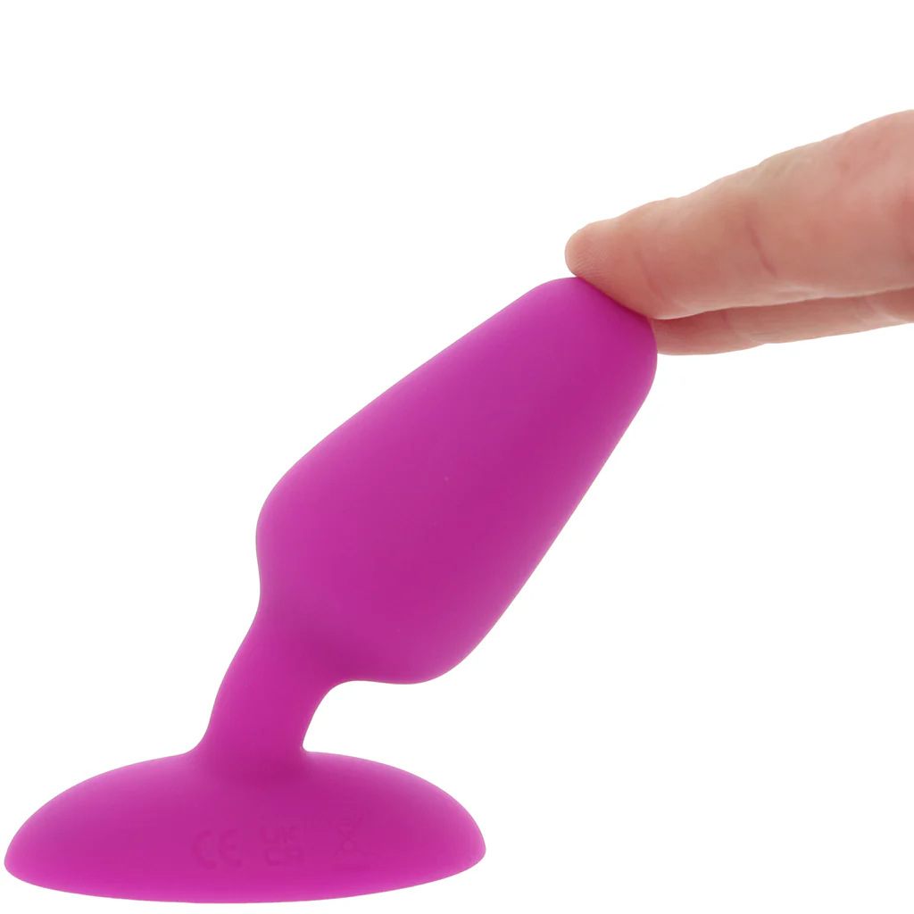 Bang! Vibrating Silicone Butt Plug in Purple - Image 8