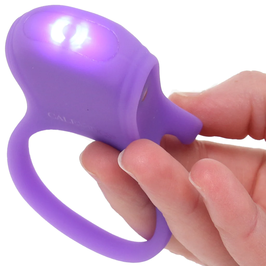 Basic Essentials Dual Support Vibrating Cock Ring - Image 5