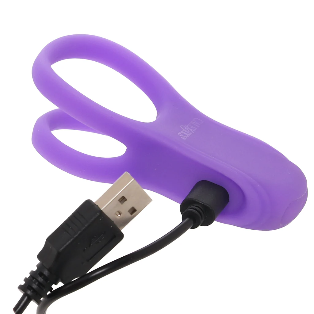 Basic Essentials Dual Support Vibrating Cock Ring - Image 7