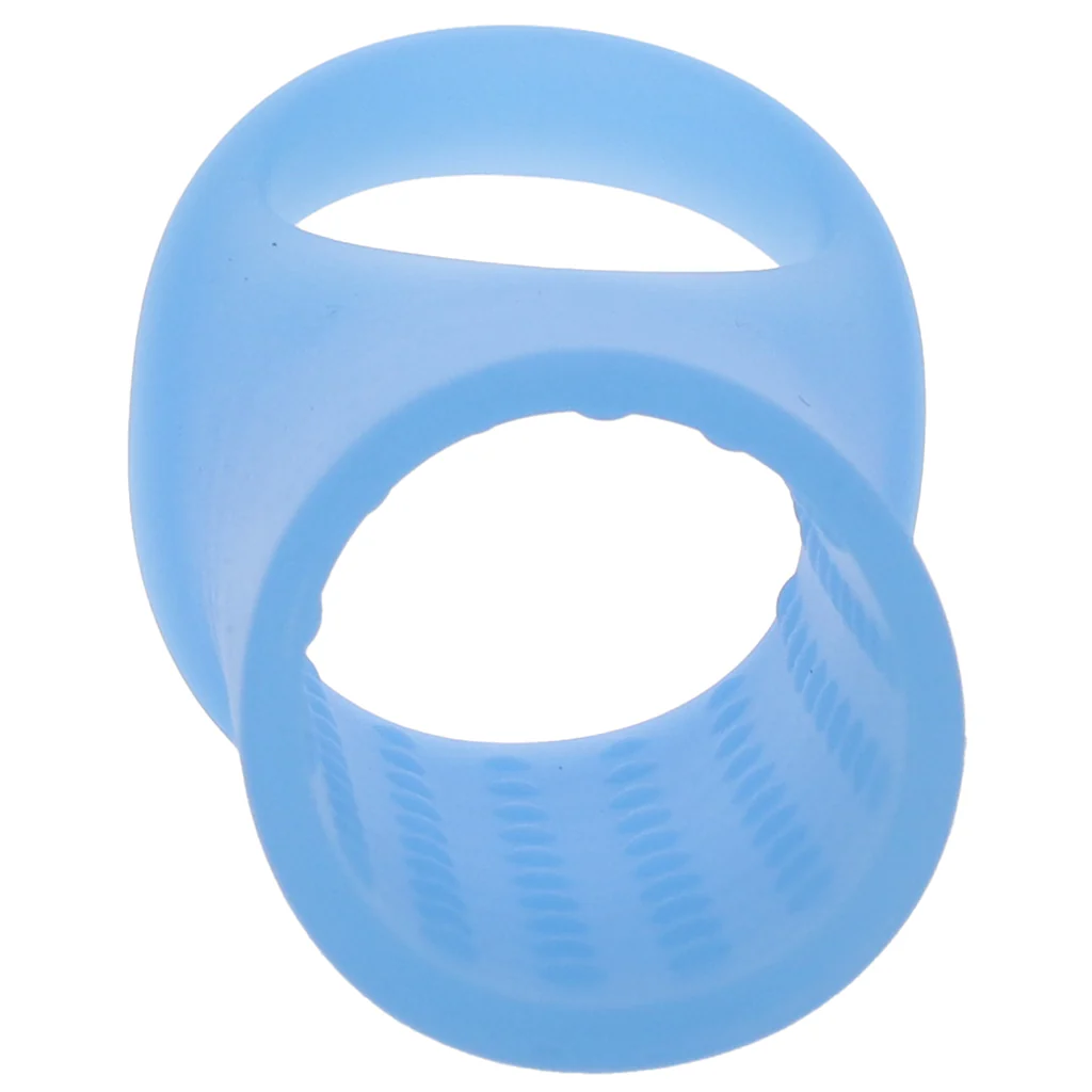 Basic Essentials Stimulation Enhancer Sleeve in Blue - Image 3