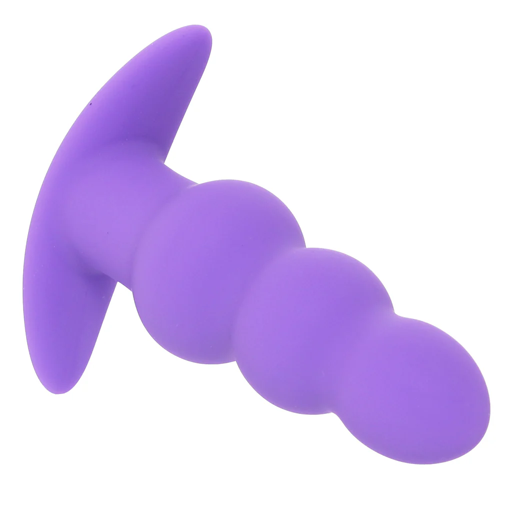 Basic Essentials Vibrating Beaded Anal Probe - Image 2