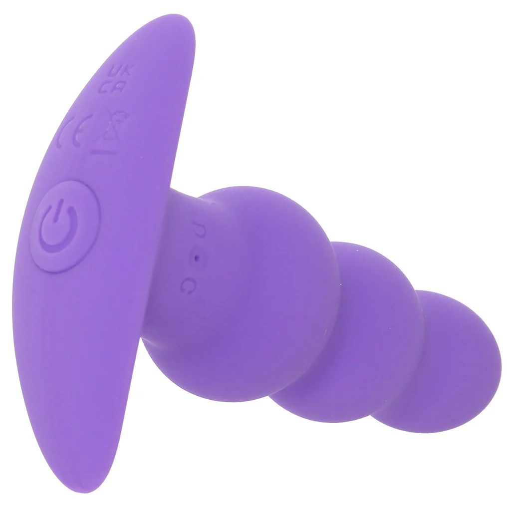 Basic Essentials Vibrating Beaded Anal Probe - Image 3