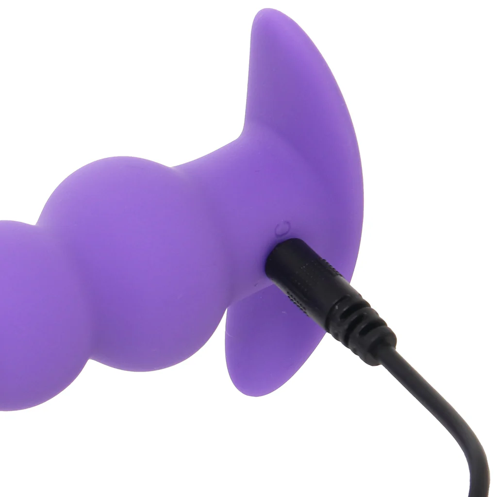Basic Essentials Vibrating Beaded Anal Probe - Image 6
