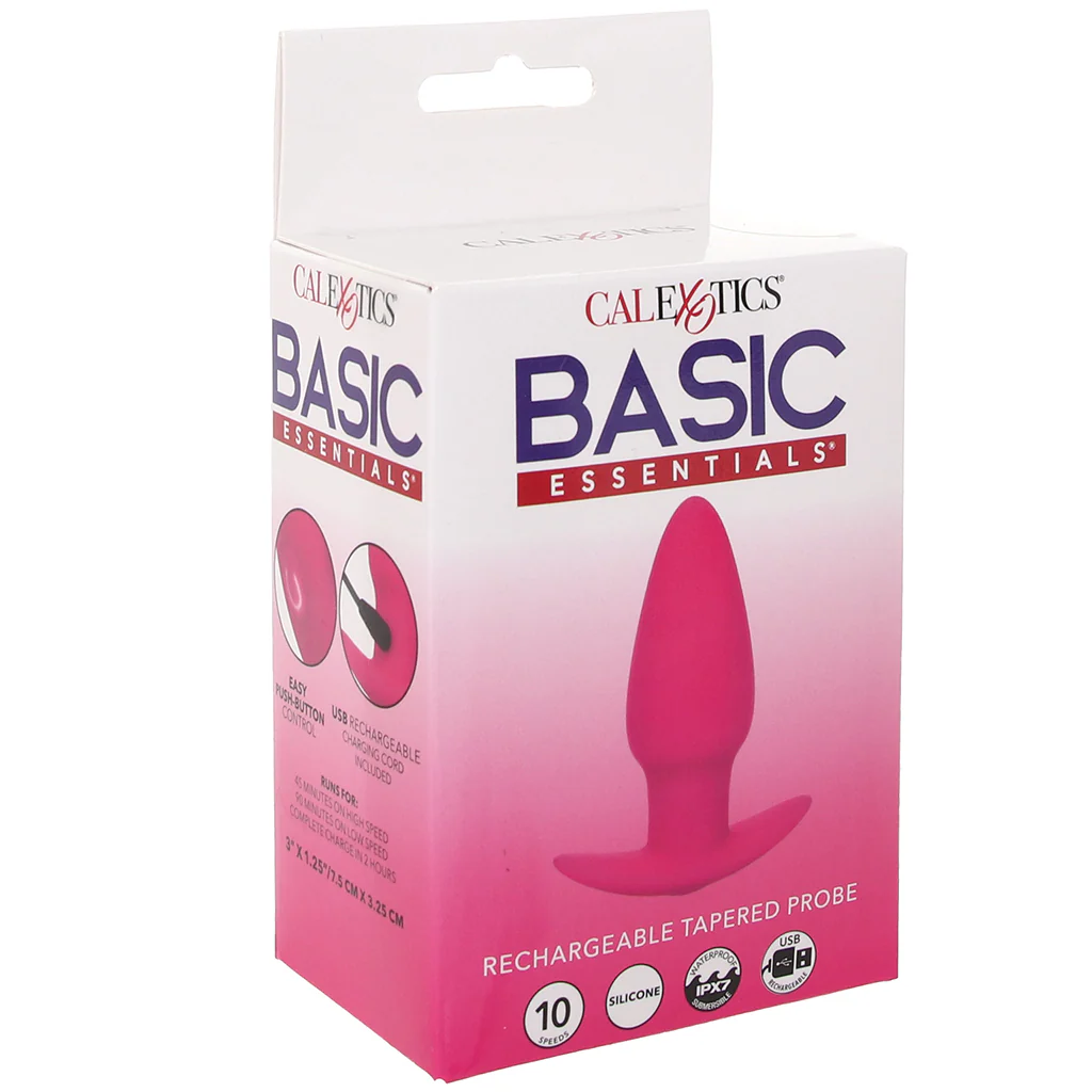 Basic Essentials Vibrating Tapered Plug - Image 9