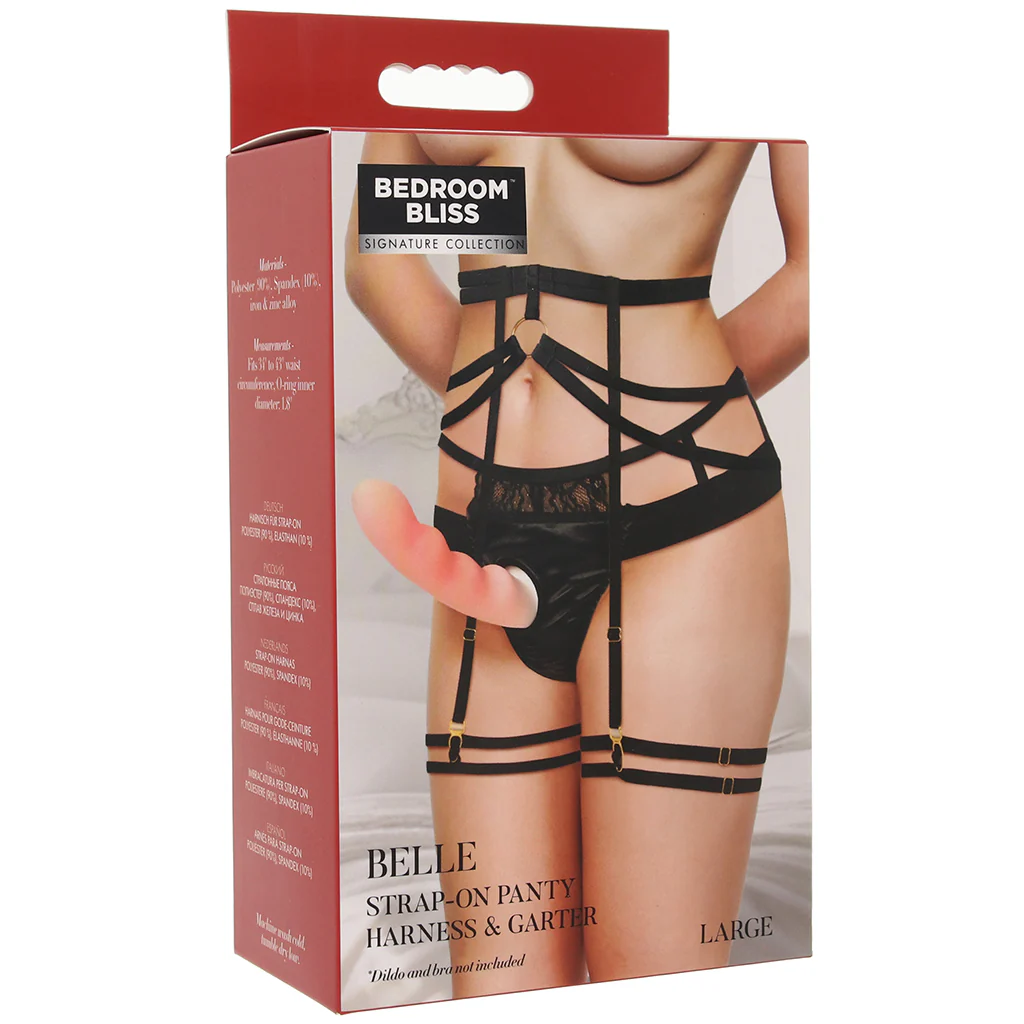 Bedroom Bliss Belle Panty Harness & Garter in Large - Image 9