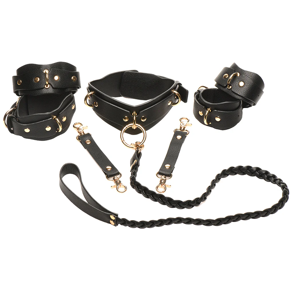 Bedroom Bliss Lover's Restraints Set in Black - Image 2