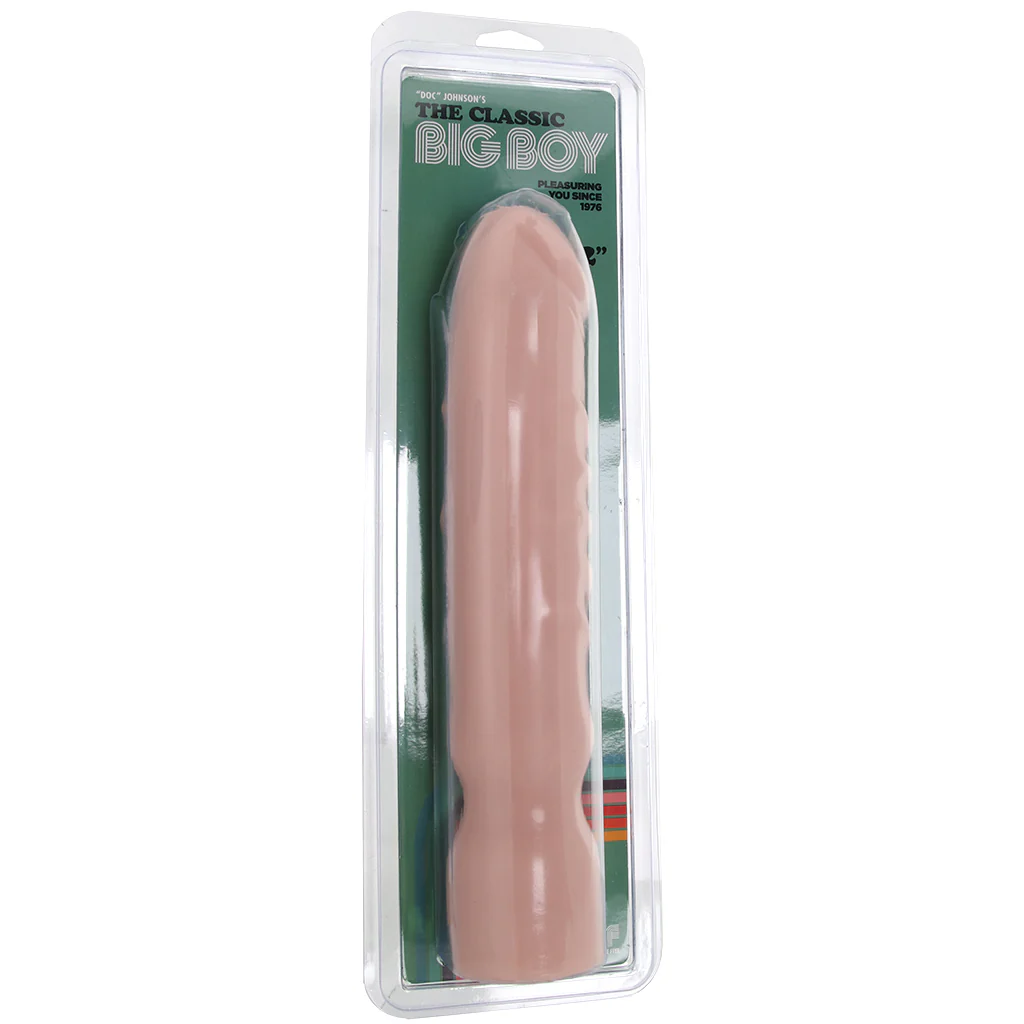 Classic Big Boy 12 Inch Dildo in White - Image 9