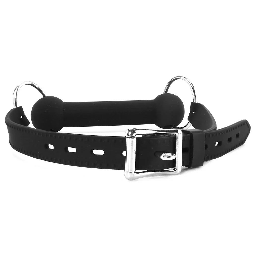 Black & White Silicone Bit Gag - Image 5