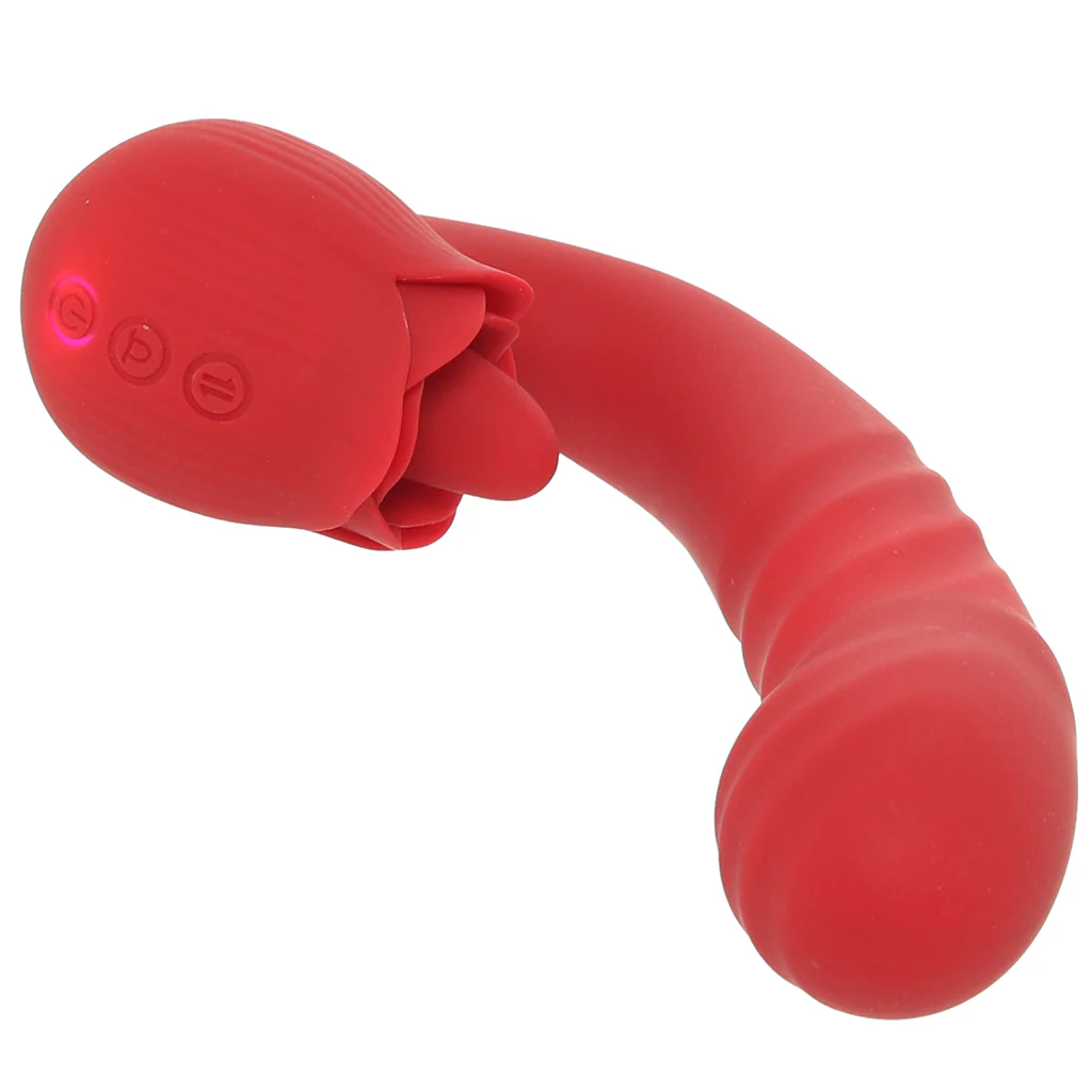 Bloomgasm Boom Bloom Thrusting & Licking Rose Vibe - Image 2