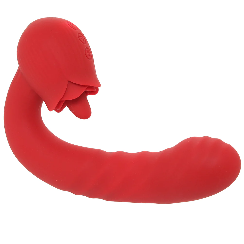 Bloomgasm Boom Bloom Thrusting & Licking Rose Vibe - Image 3