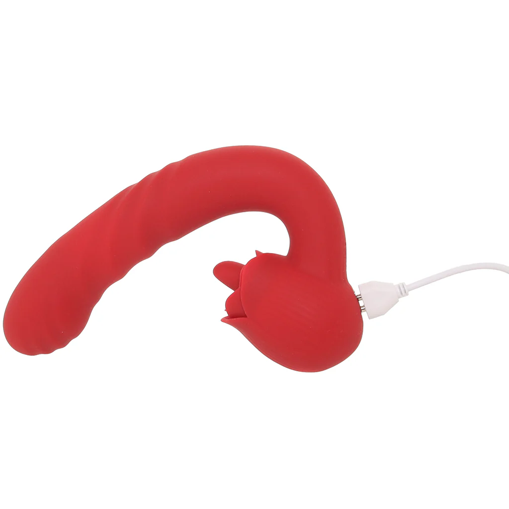 Bloomgasm Boom Bloom Thrusting & Licking Rose Vibe - Image 8