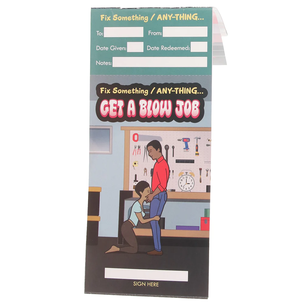 Blow Job Rewards Voucher Booklet - Image 9