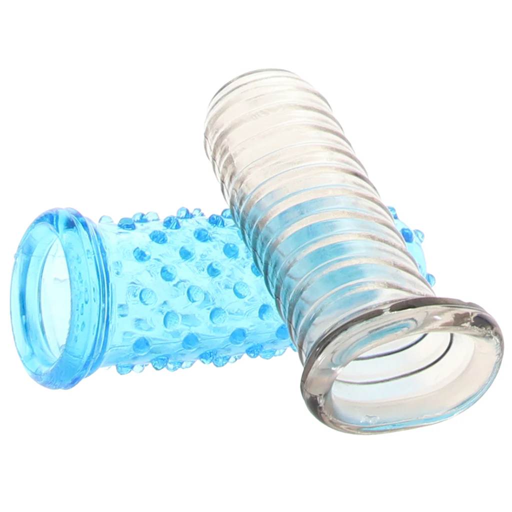 Blue Line 2-Pack Anal Finger Sleeves - Image 5