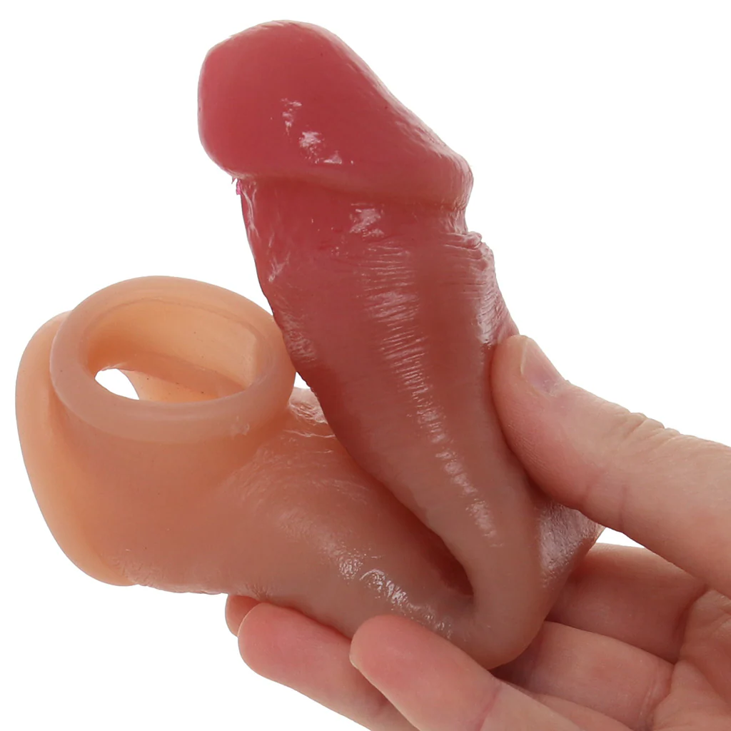 Blueline 7.25 Inch Super Real Penis Extension Sleeve - Image 6