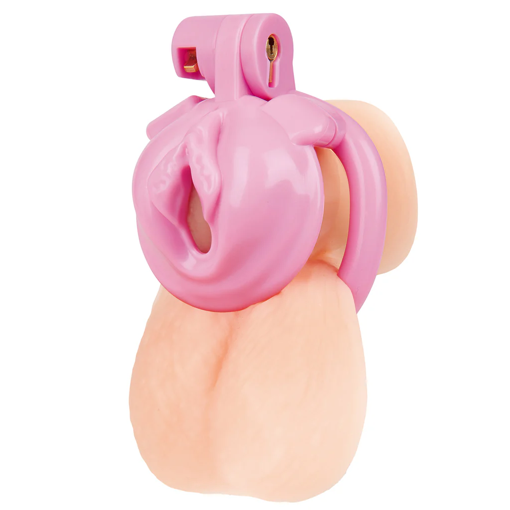 Blueline Bitchboy Degrading Mini Chastity Cage - Image 2