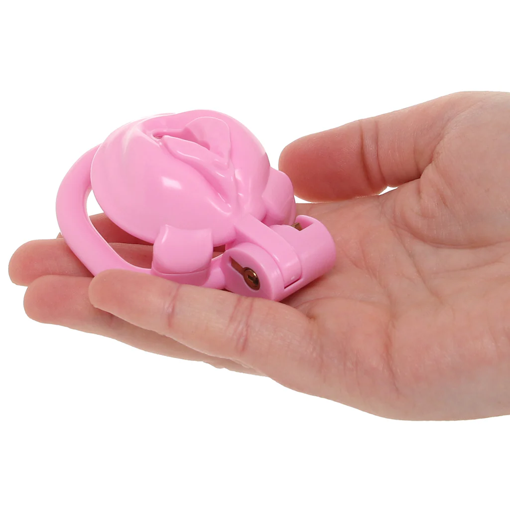 Blueline Bitchboy Degrading Mini Chastity Cage - Image 4
