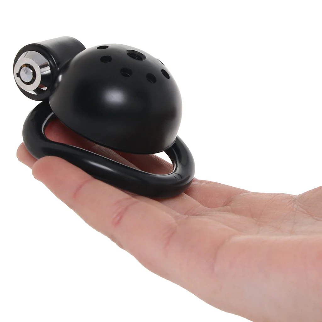 Blueline Mini Cock Micro Chastity Cage - Image 4