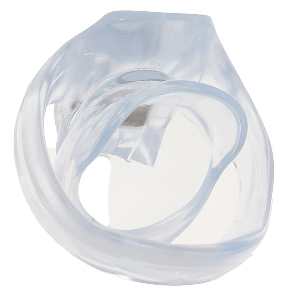 Blueline Small Dick Acrylic Mini Chastity Cage - Image 6
