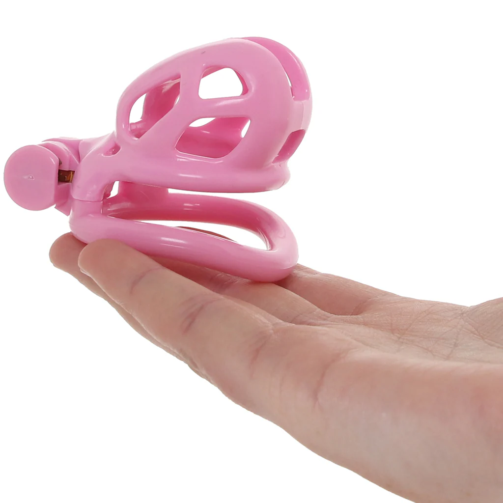 Blueline Small Pink Humiliation Prisoner Cock Cage - Image 4