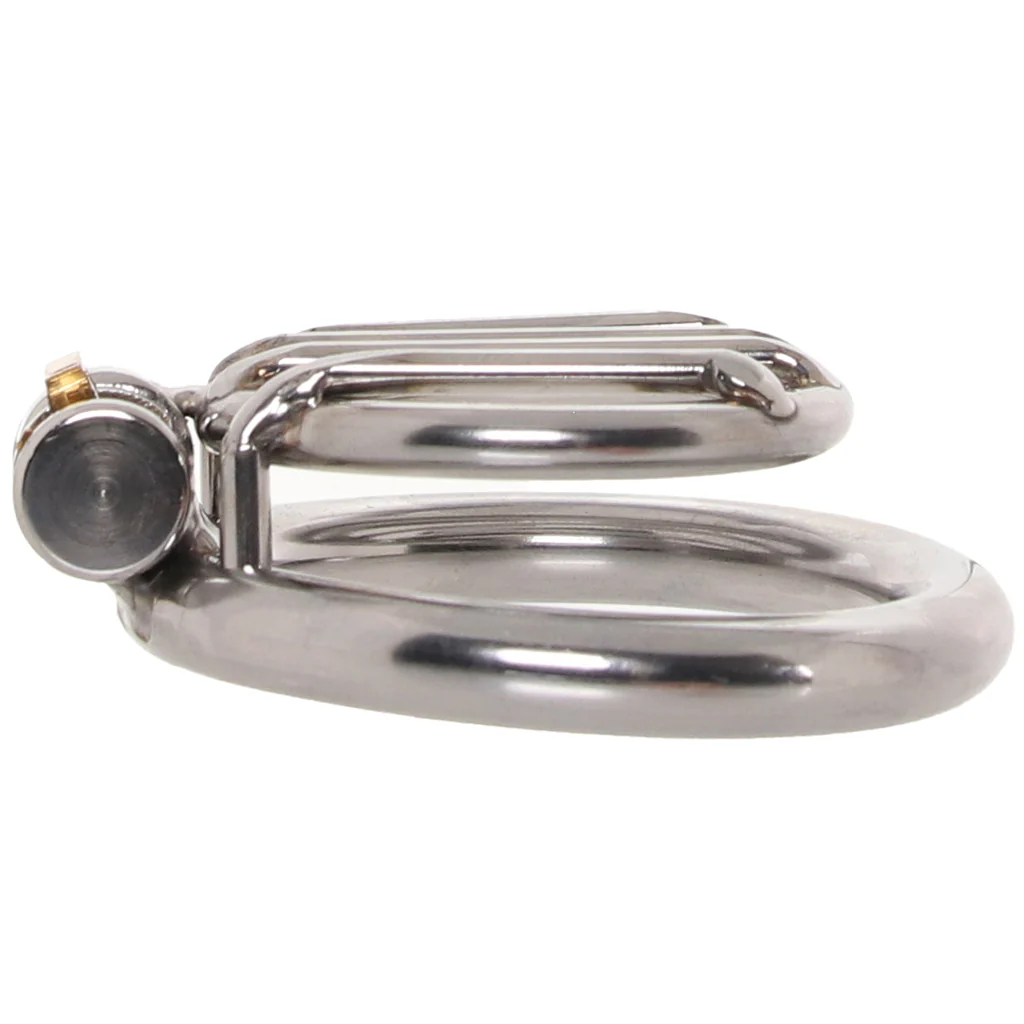 Blueline Stainless Steel Inverted Micro Jail Time Cock Cage - Image 7