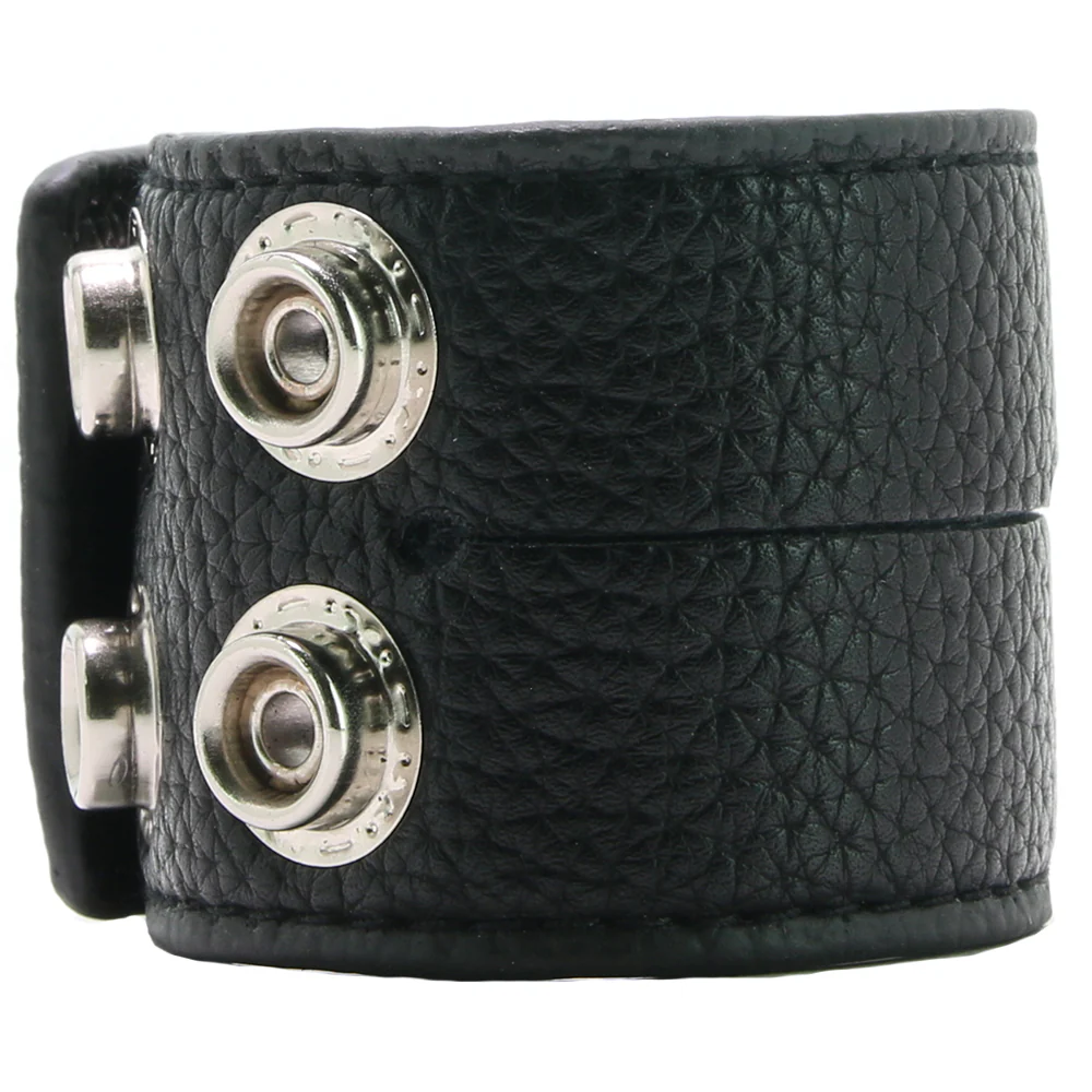 Blue Line 1.5 Inch Cock Ring with Ball Strap - Image 5