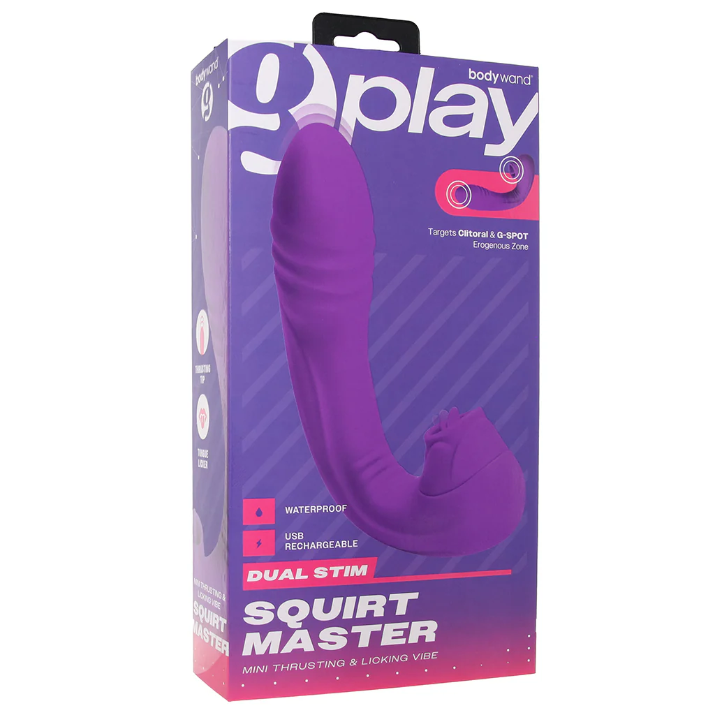 BodyWand G-Play Squirt Master Thrusting & Licking Vibe - Image 9