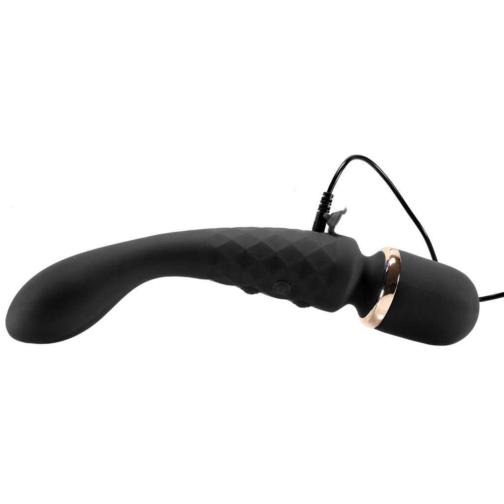 BodyWand Luxe 2-Way Wand in Black - Image 3