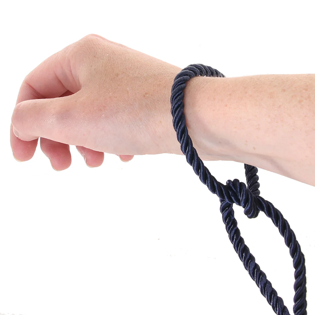 Bondage Couture Satin Rope in Blue - Image 4