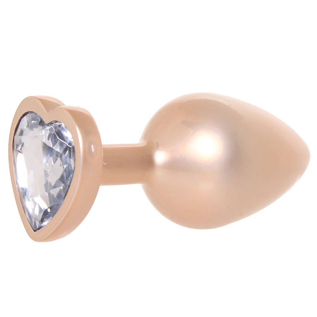Booty Bling Gold Metal Jewelled Butt Plug in Medium - Image 7