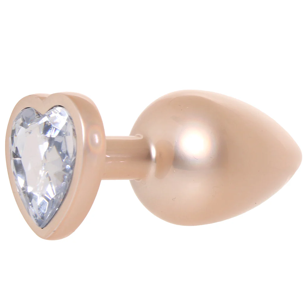 Booty Bling Gold Metal Jewelled Butt Plug in Large - Image 7