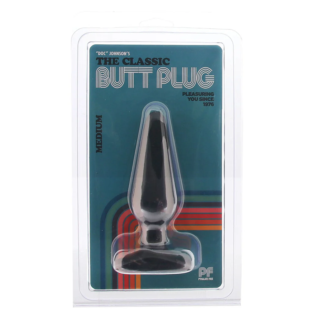 Butt Plug Medium in Black - Image 6