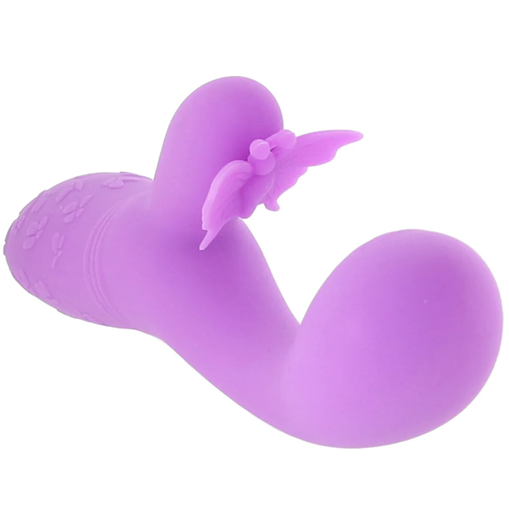 Butterfly Kiss Rechargeable Flutter Vibe in Purple - Image 2