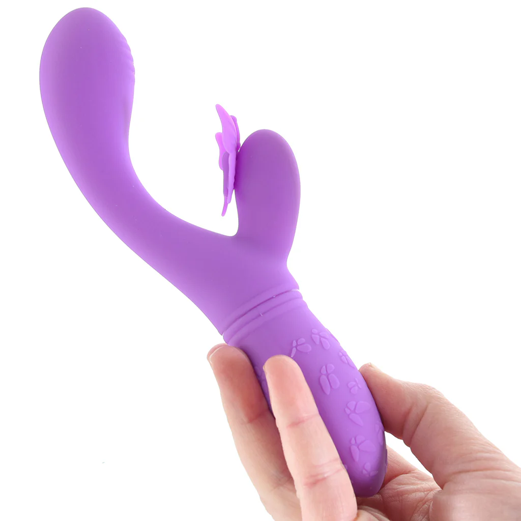Butterfly Kiss Rechargeable Flutter Vibe in Purple - Image 4