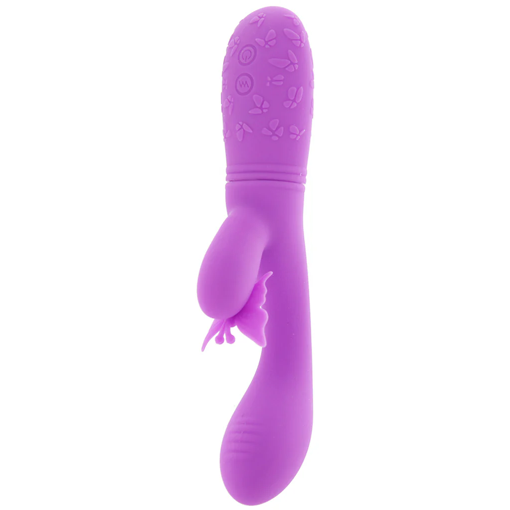 Butterfly Kiss Rechargeable Flutter Vibe in Purple - Image 5