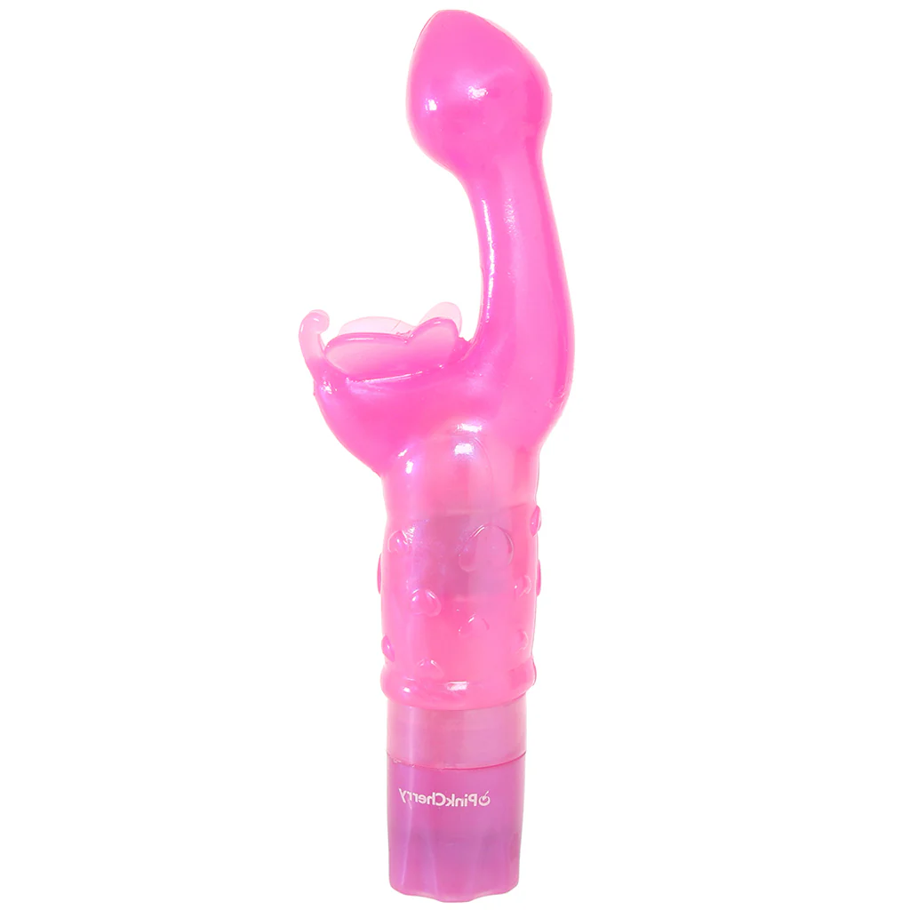 PinkCherry Butterfly Kiss Vibrator in Pink - Image 3
