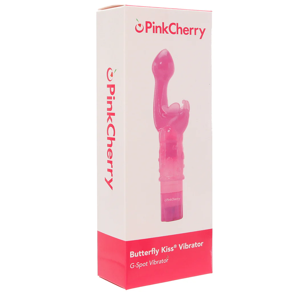 PinkCherry Butterfly Kiss Vibrator in Pink - Image 6