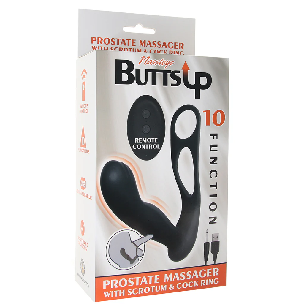 Butts Up Prostate Massager with Scrotum & C-Ring - Image 6