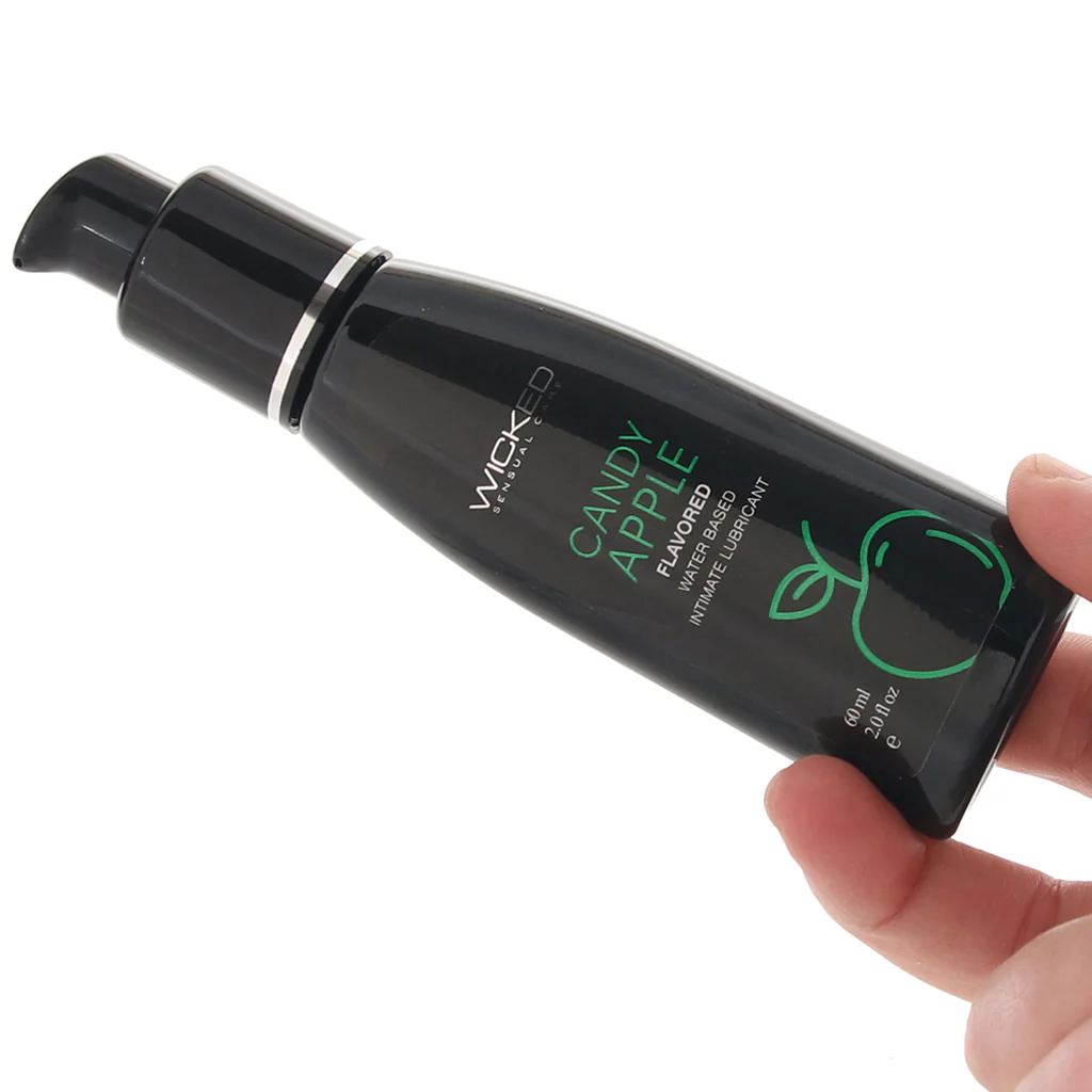 Aqua Flavored Lube 2oz/60ml in Candy Apple - Image 4