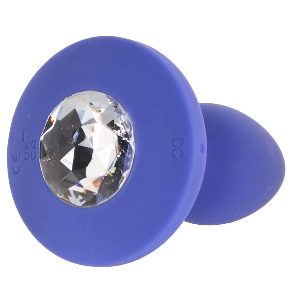 Cheeky Gems Medium Vibrating Probe in Blue - Image 5