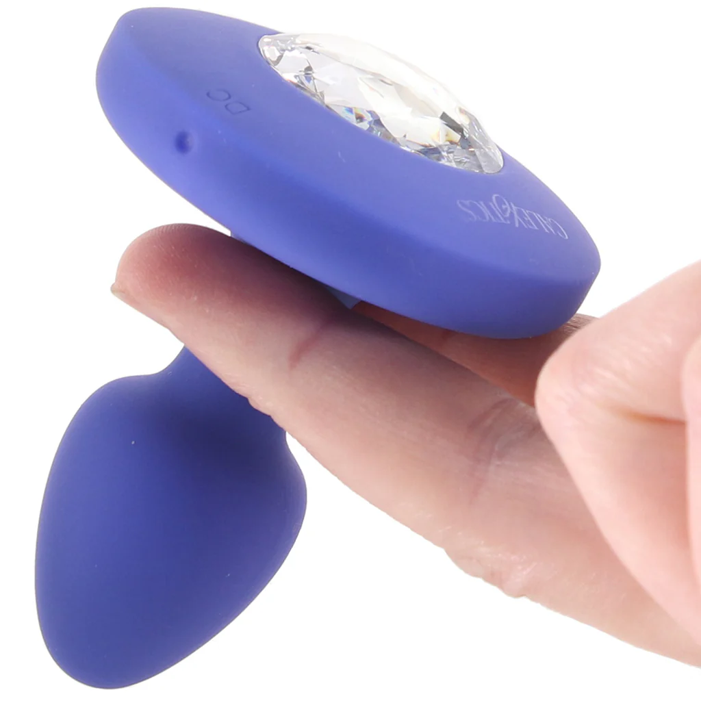 Cheeky Gems Small Vibrating Probe in Blue - Image 4