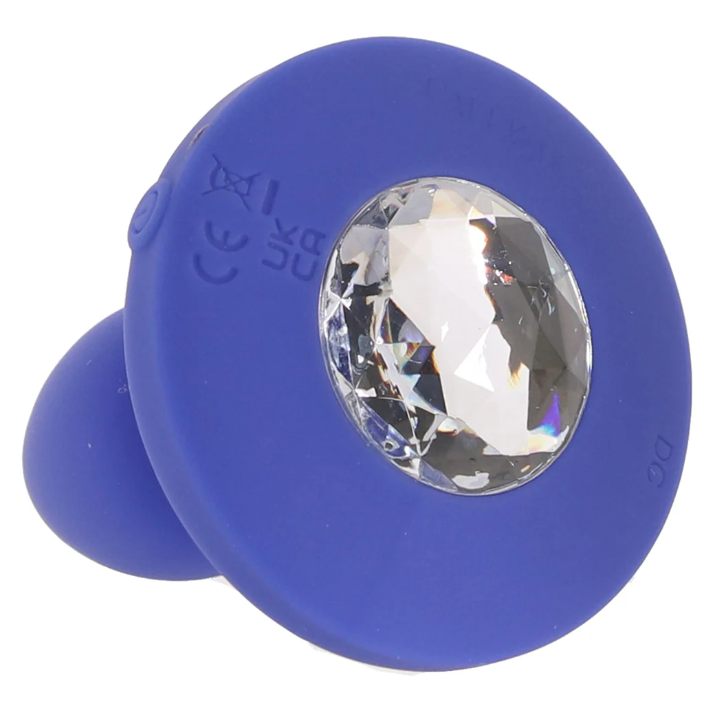 Cheeky Gems Small Vibrating Probe in Blue - Image 5